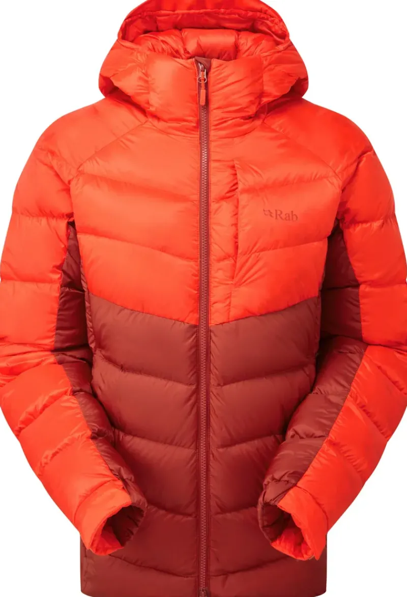 Rab Insulated Jackets-Womens Glaceon Pro Jacket - Red Grapefruit-Tuscan Red