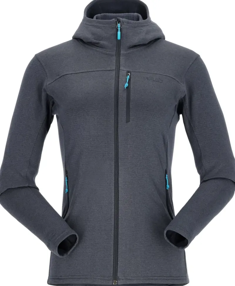 Rab Fleece & Mid Layer-Womens Graviton Hoody - Beluga