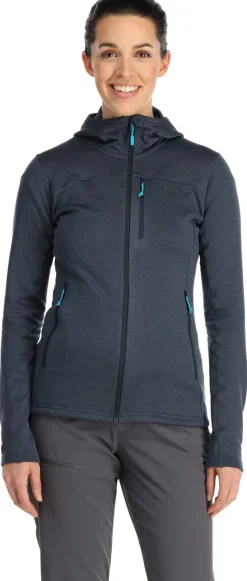 Rab Fleece & Mid Layer-Womens Graviton Hoody - Beluga