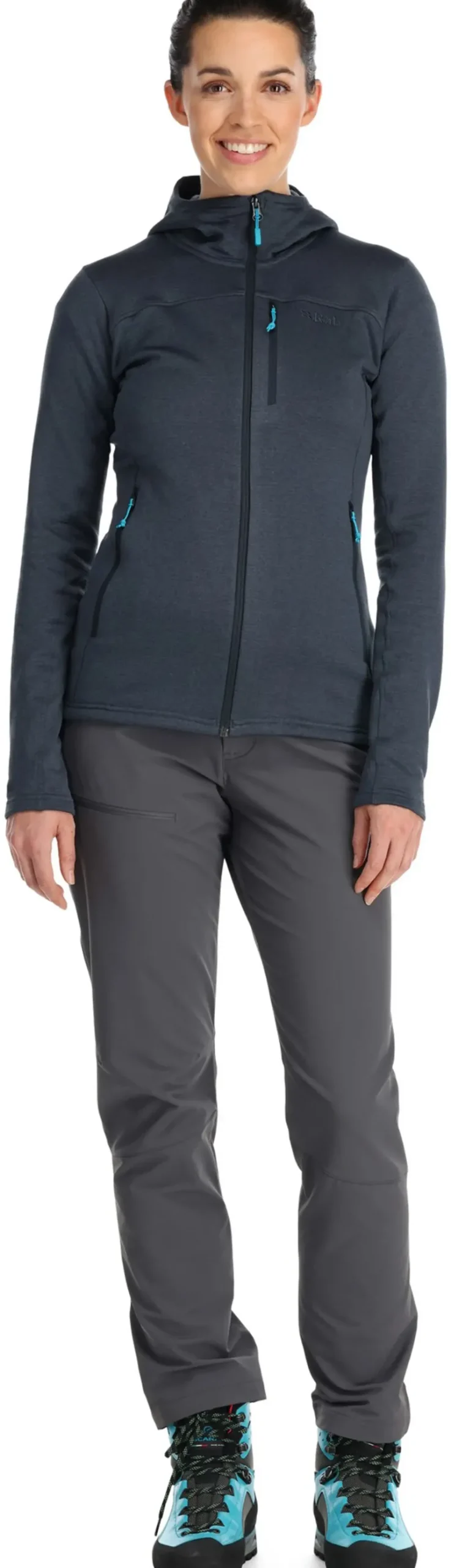 Rab Fleece & Mid Layer-Womens Graviton Hoody - Beluga