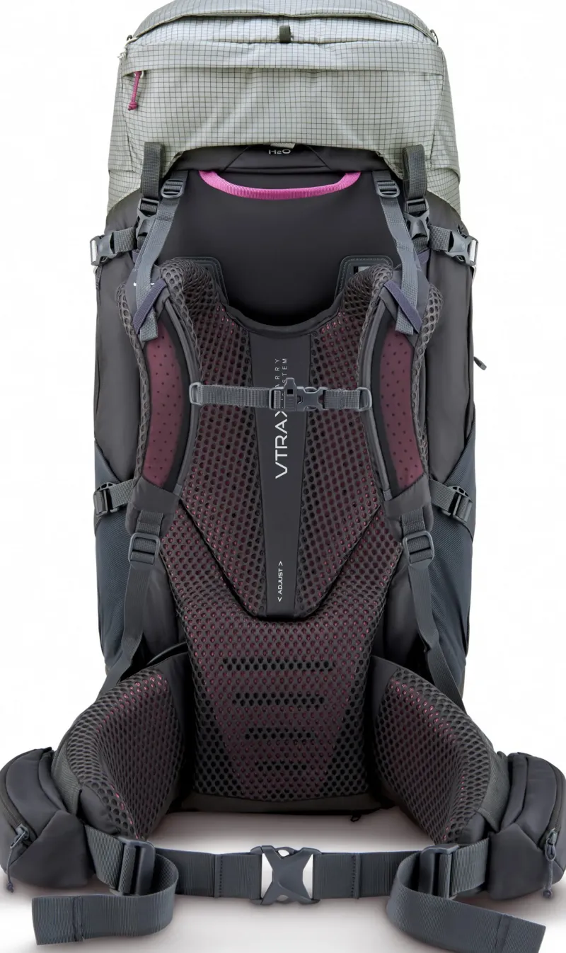 Rab Backpacking Packs-Womens Hyperon 65 ND Rucksack - Dark Pewter-Anthracite - S-M