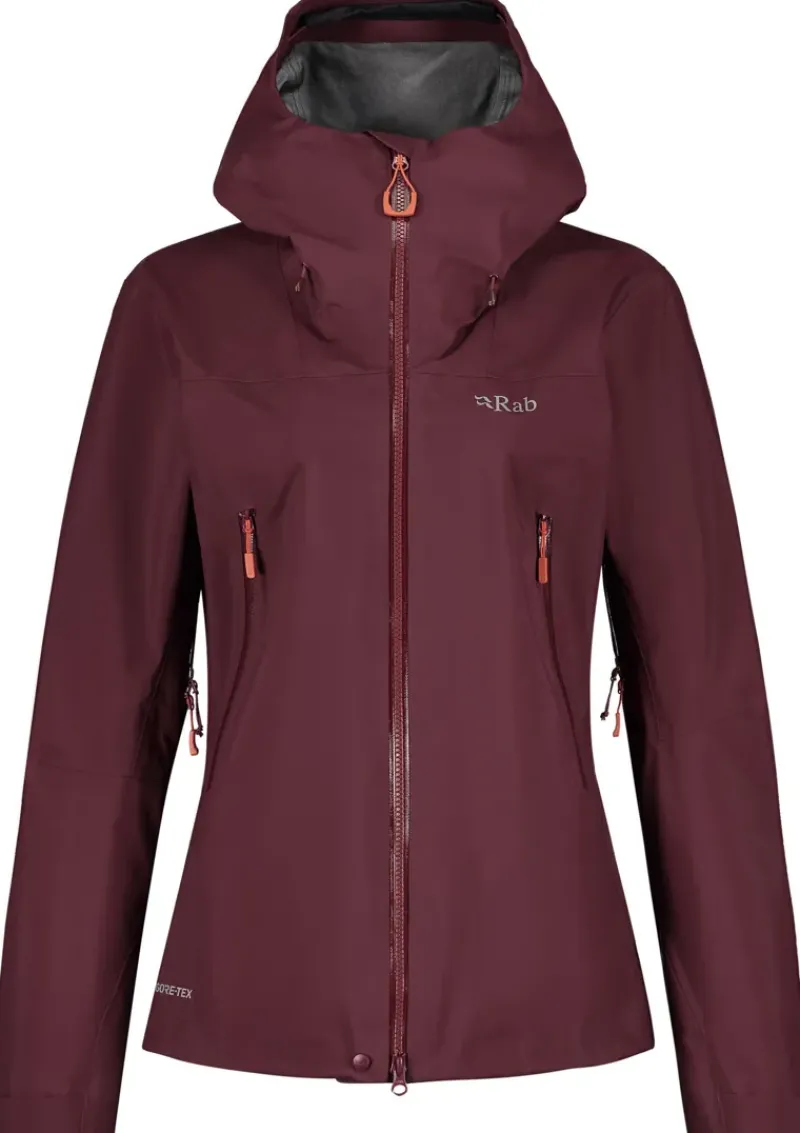 Rab Waterproof Jackets-Womens Kangri GTX Jacket - Deep Heather