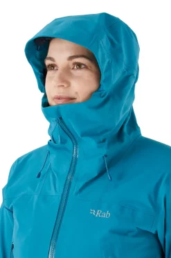 Rab Waterproof Jackets-Womens Kangri GTX Jacket - Marina Blue