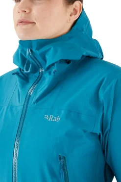 Rab Waterproof Jackets-Womens Kangri GTX Jacket - Marina Blue