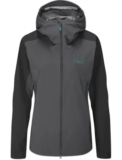 Rab Softshell Jackets-Womens Kinetic Alpine 2.0 Jacket - Anthracite