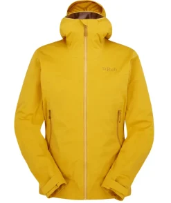 Rab Waterproof Jackets-Womens Kinetic 2.0 Jacket - Sahara