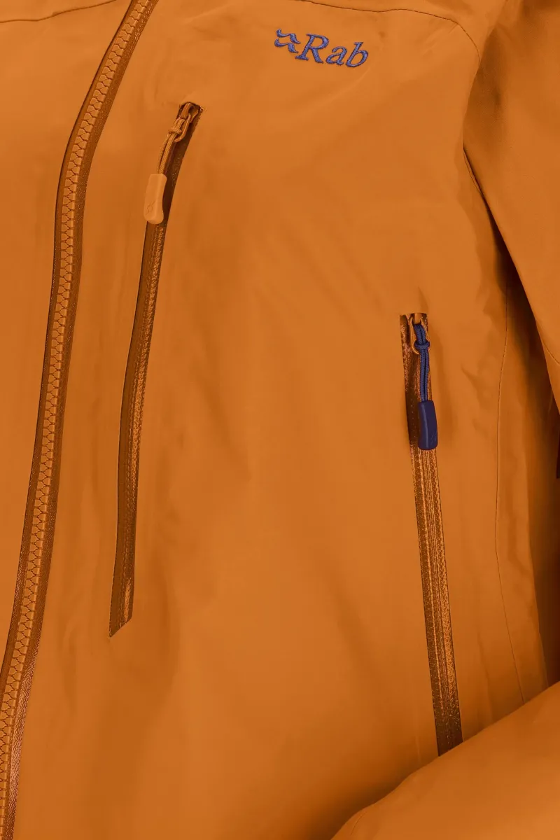 Rab Waterproof Jackets-Womens Latok Mountain GTX Jacket - Marmalade