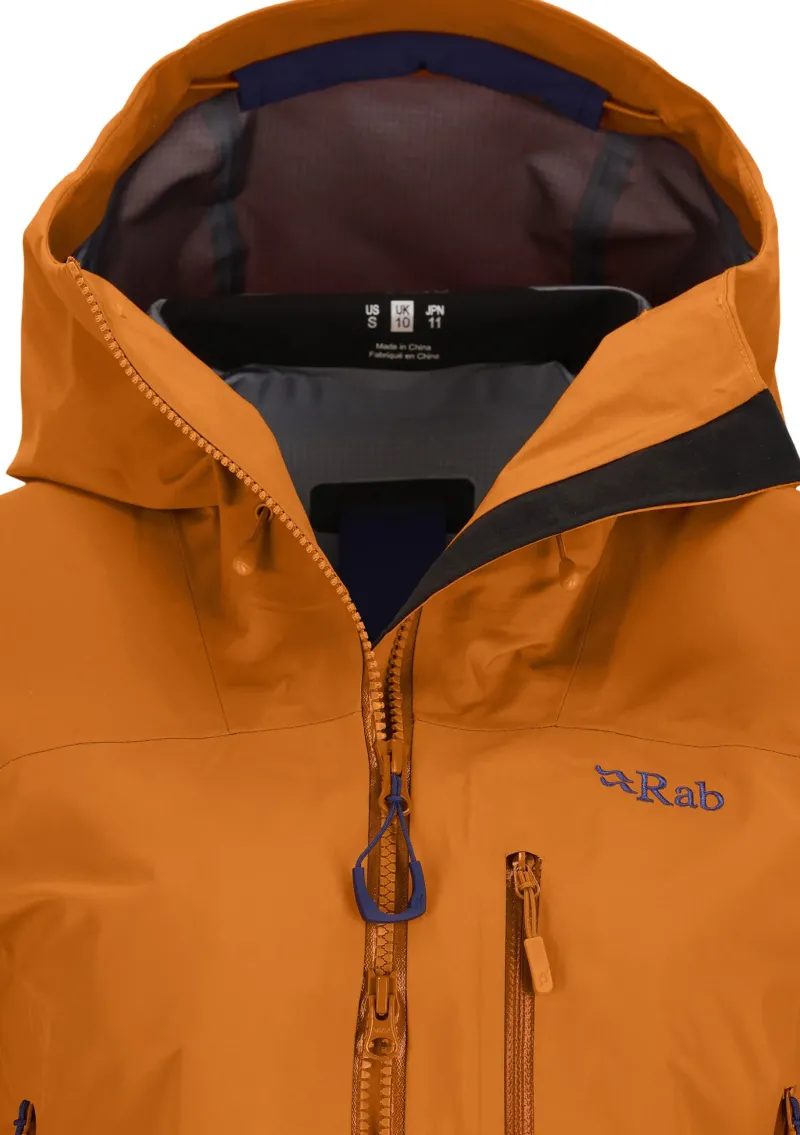 Rab Waterproof Jackets-Womens Latok Mountain GTX Jacket - Marmalade