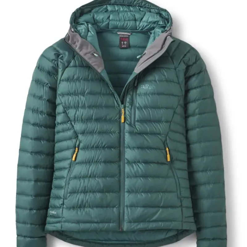 Rab Insulated Jackets-Womens Microlight Alpine Jacket - Green Slate