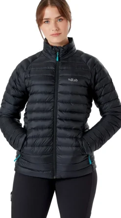 Rab Insulated Jackets-Womens Microlight Jacket - Black