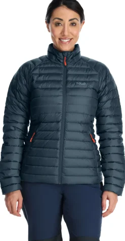 Rab Insulated Jackets-Womens Microlight Jacket - Orion Blue