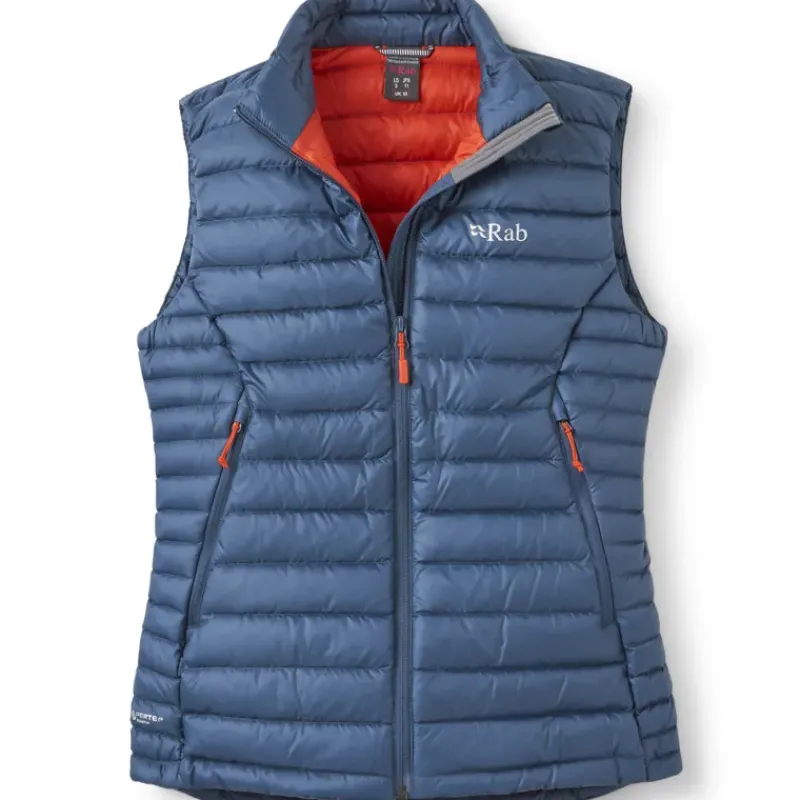 Rab Vests & Gilets-Womens Microlight Vest - Orion Blue