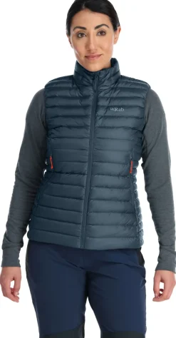 Rab Vests & Gilets-Womens Microlight Vest - Orion Blue