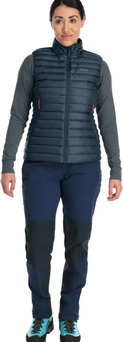 Rab Vests & Gilets-Womens Microlight Vest - Orion Blue