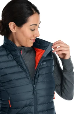 Rab Vests & Gilets-Womens Microlight Vest - Orion Blue