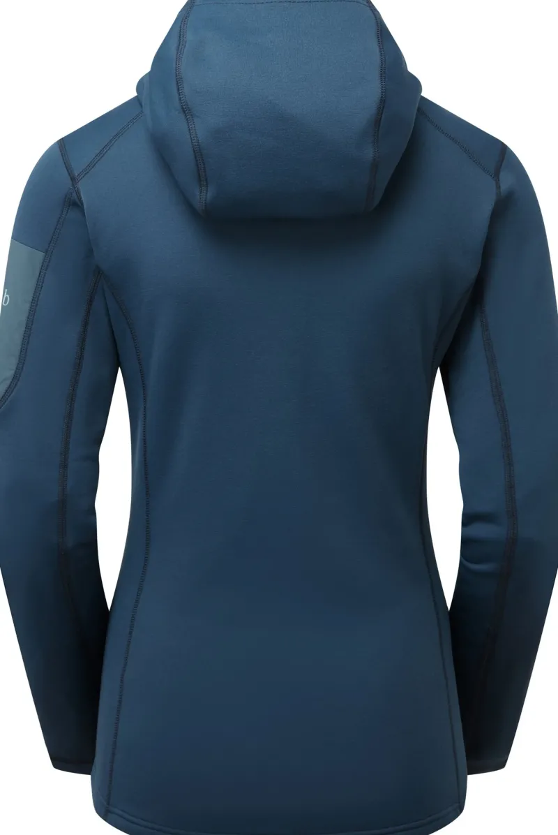 Rab Fleece & Mid Layer-Womens Modulus Hoody - Tempest Blue