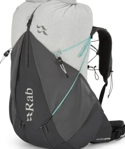 Rab Fast & Light Rucksacks And Vests-Womens Muon ND40 Rucksack - Pewter-Graphene
