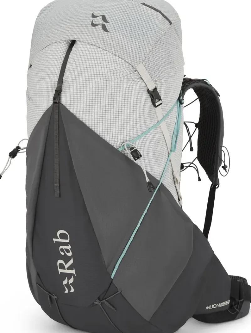 Rab Fast & Light Rucksacks And Vests-Womens Muon ND50 Rucksack - Pewter-Graphene