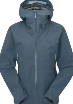 Rab Waterproof Jackets-Womens Namche GTX Jacket - Orion Blue