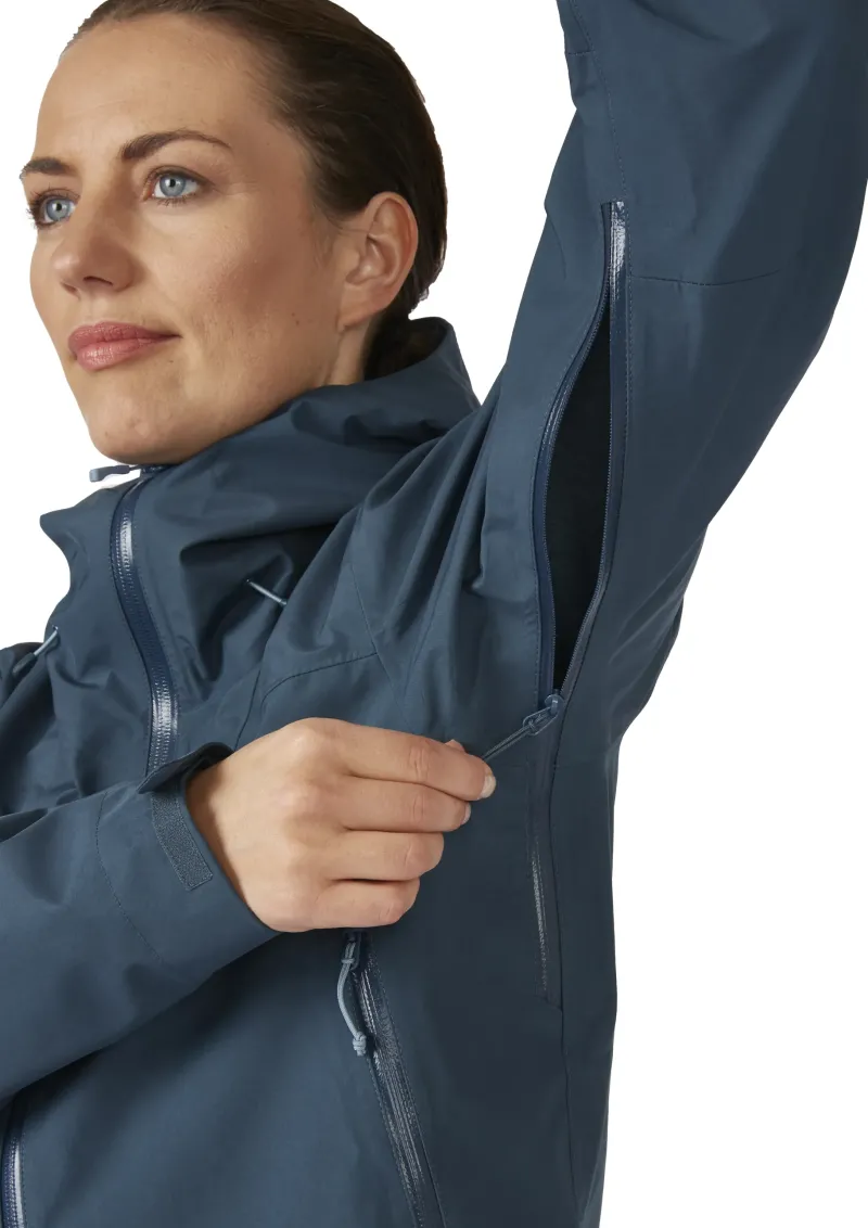 Rab Waterproof Jackets-Womens Namche GTX Jacket - Orion Blue