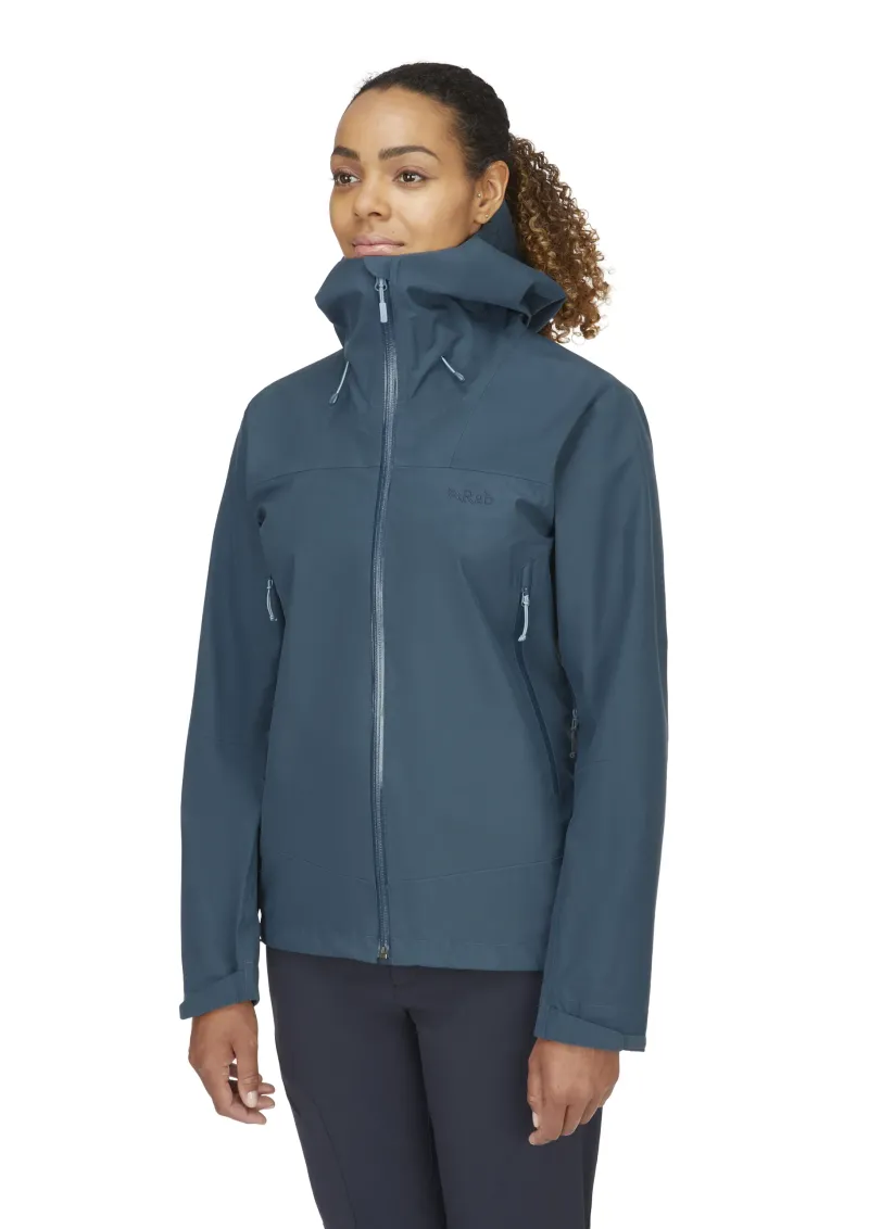 Rab Waterproof Jackets-Womens Namche GTX Jacket - Orion Blue