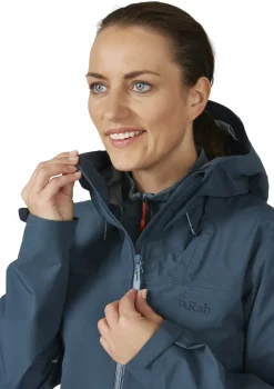 Rab Waterproof Jackets-Womens Namche GTX Jacket - Orion Blue