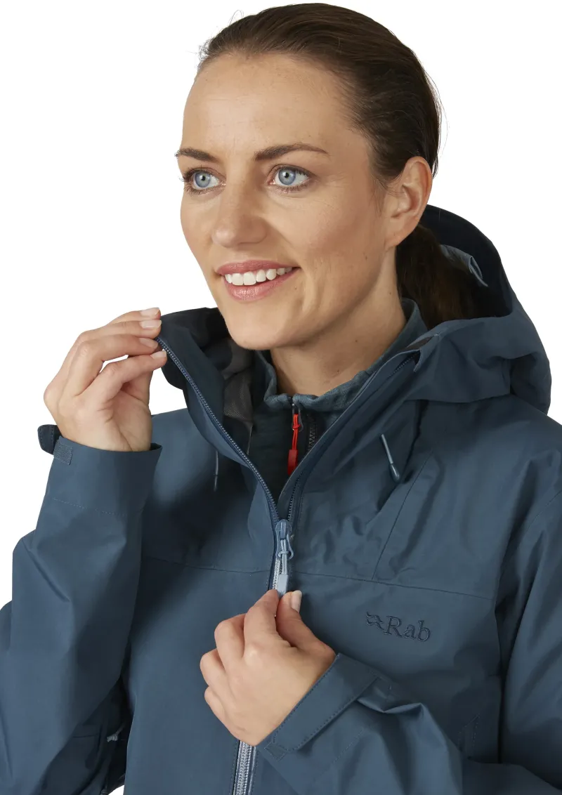 Rab Waterproof Jackets-Womens Namche GTX Jacket - Orion Blue