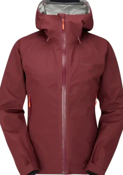 Rab Waterproof Jackets-Womens Namche Paclite Jacket - Deep Heather