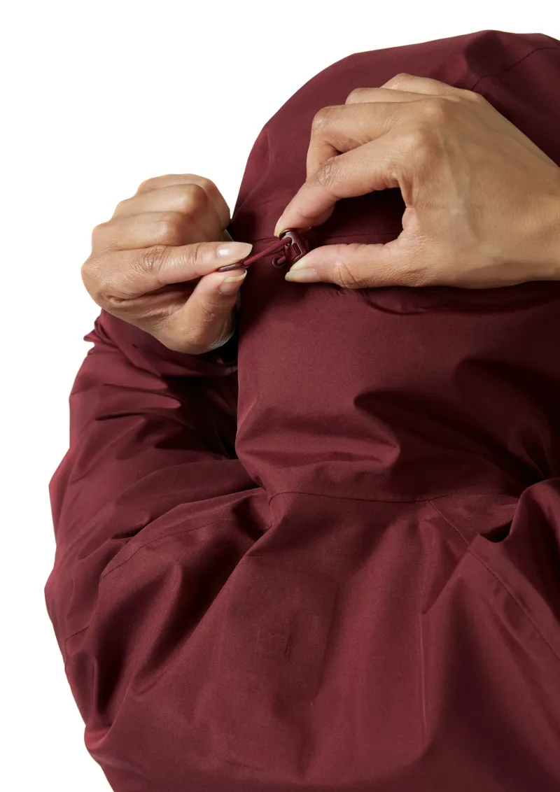 Rab Waterproof Jackets-Womens Namche Paclite Jacket - Deep Heather