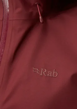 Rab Waterproof Jackets-Womens Namche Paclite Jacket - Deep Heather