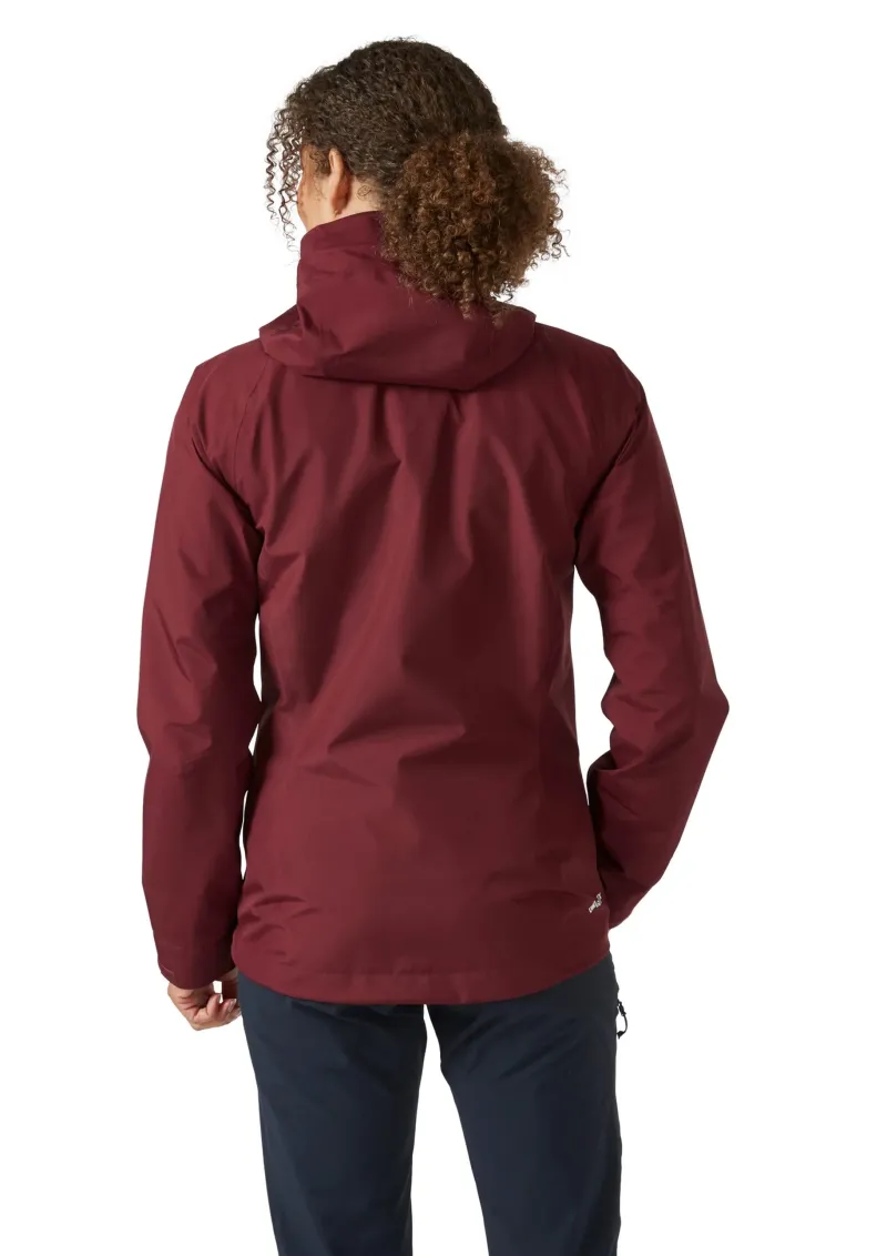 Rab Waterproof Jackets-Womens Namche Paclite Jacket - Deep Heather