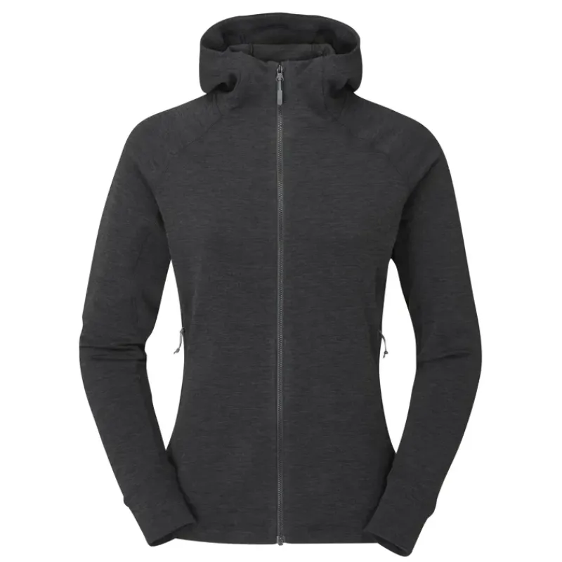 Rab Fleece & Mid Layer-Womens Nexus Hoody - Black
