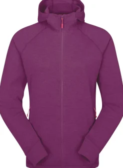 Rab Fleece & Mid Layer-Womens Nexus Hoody - Mulberry