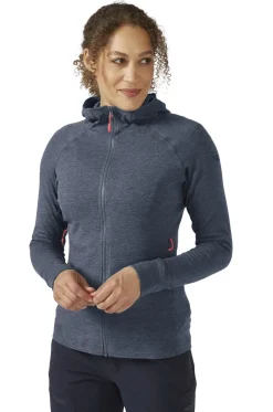 Rab Fleece & Mid Layer-Womens Nexus Hoody - Steel