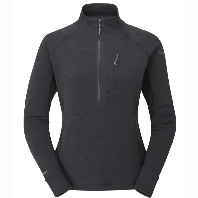Rab Fleece & Mid Layer-Womens Nexus Pull-On - Black