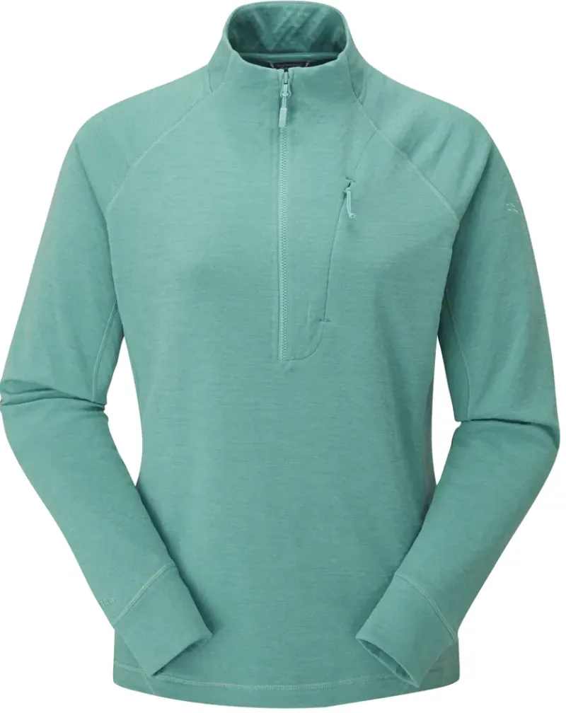 Rab Fleece & Mid Layer-Womens Nexus Pull-On - Glacier Blue