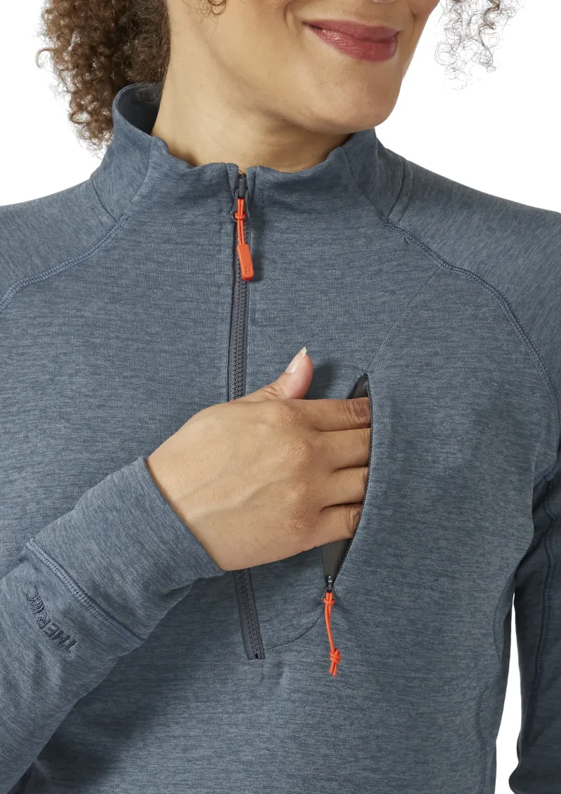 Rab Fleece & Mid Layer-Womens Nexus Pull On - Orion Blue