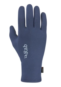 Rab Gloves-Womens Power Stretch Contact Grip Gloves - Deep Ink