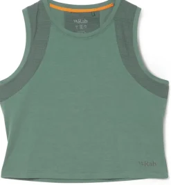 Rab T-Shirts & Baselayers-Womens Rivelin Crop Tank - Sage