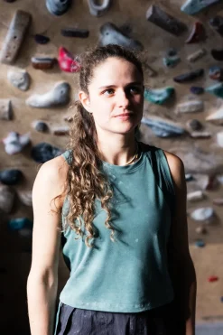 Rab T-Shirts & Baselayers-Womens Rivelin Crop Tank - Sage