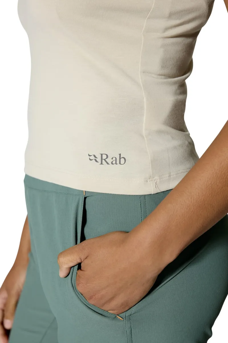 Rab T-Shirts & Baselayers-Womens Rivelin Racerback Tank - Pebble