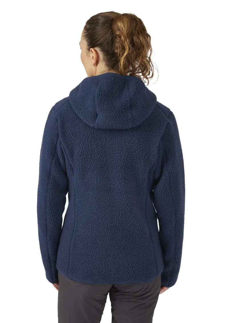 Rab Fleece & Mid Layer-Womens Shearling Hoody - Deep Ink