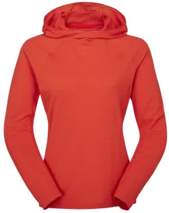 Rab Fleece & Mid Layer-Womens Sonic Hoody - Red Grapefruit