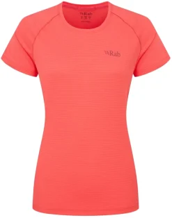 Rab T-Shirts & Baselayers-Womens Sonic Short Sleeved Tee - Hibiscus
