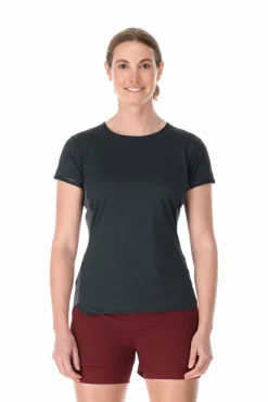 Rab T-Shirts & Baselayers-Womens Sonic Ultra Tee - Beluga-Graphene