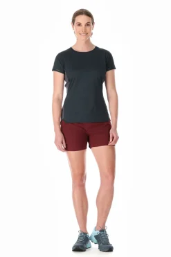 Rab T-Shirts & Baselayers-Womens Sonic Ultra Tee - Beluga-Graphene