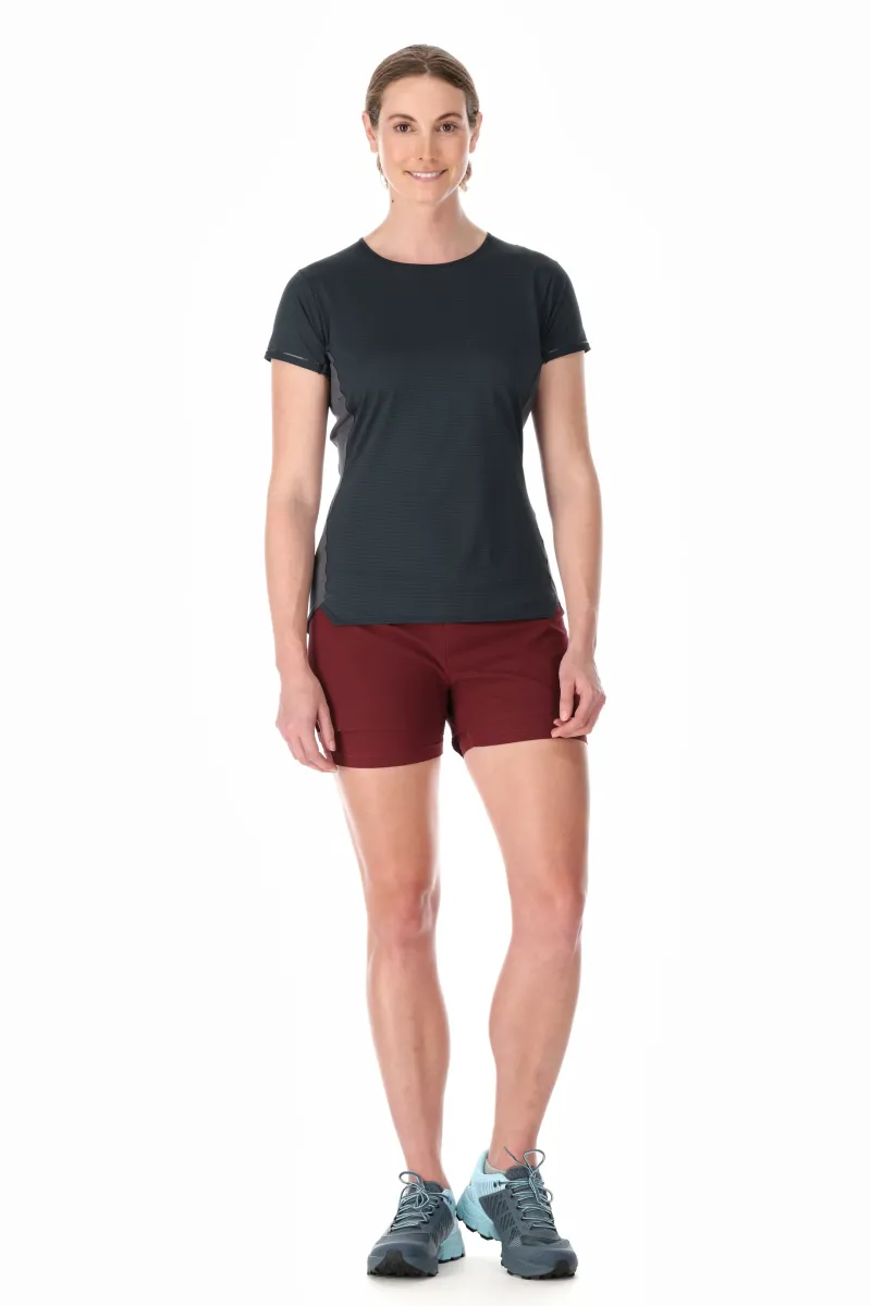 Rab T-Shirts & Baselayers-Womens Sonic Ultra Tee - Beluga-Graphene