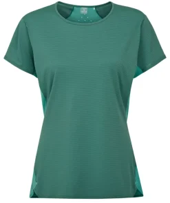 Rab T-Shirts & Baselayers-Womens Sonic Ultra Tee - Eucalyptus-Glacier Blue