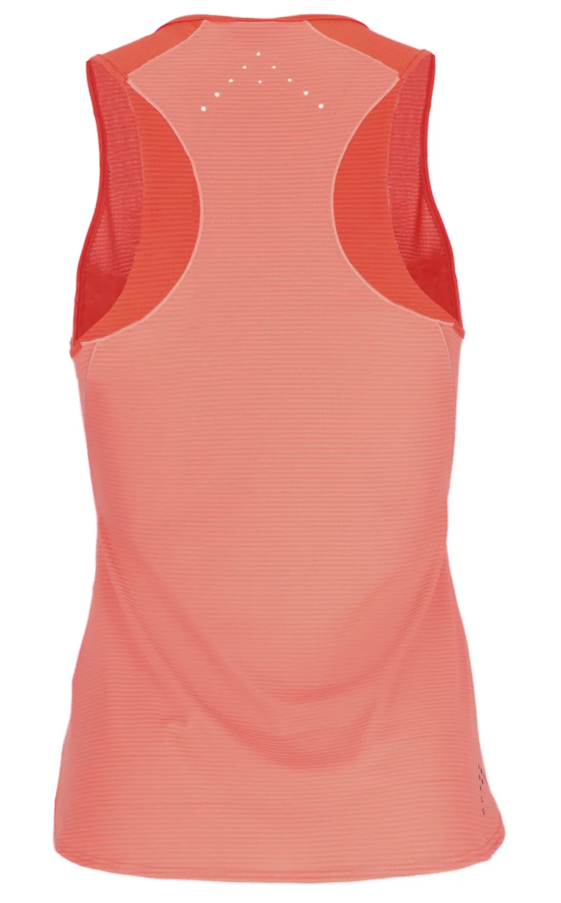 Rab T-Shirts & Baselayers-Womens Sonic Ultra Vest - Red Grapefruit-Reef