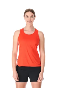 Rab T-Shirts & Baselayers-Womens Sonic Ultra Vest - Red Grapefruit-Reef